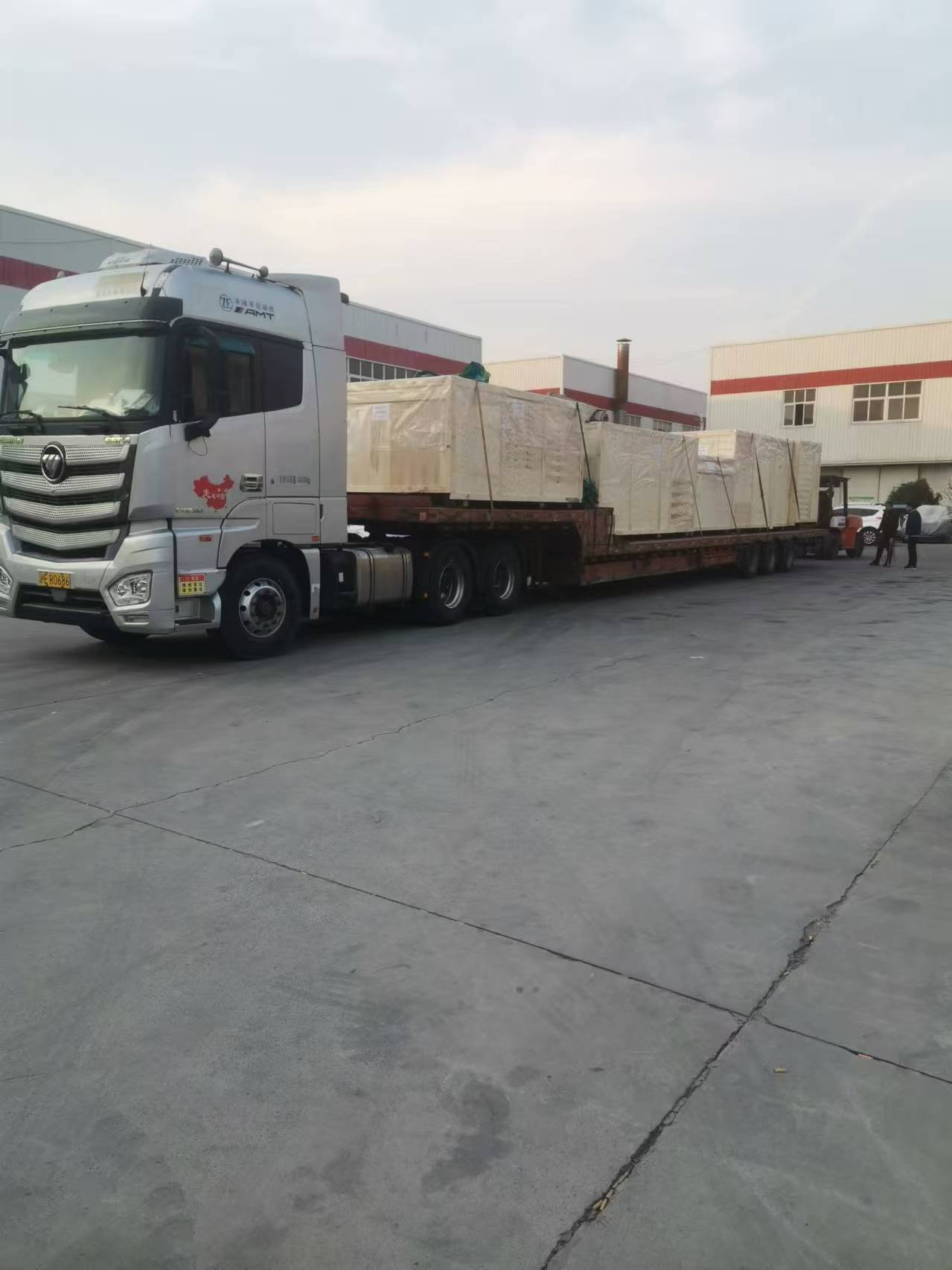 Machinery crated and shipped worldwide